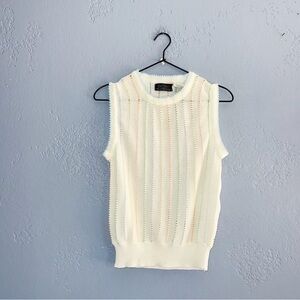 Vintage 1970s Knit Vest Size Medium